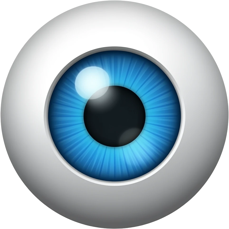 Blue lens emoji