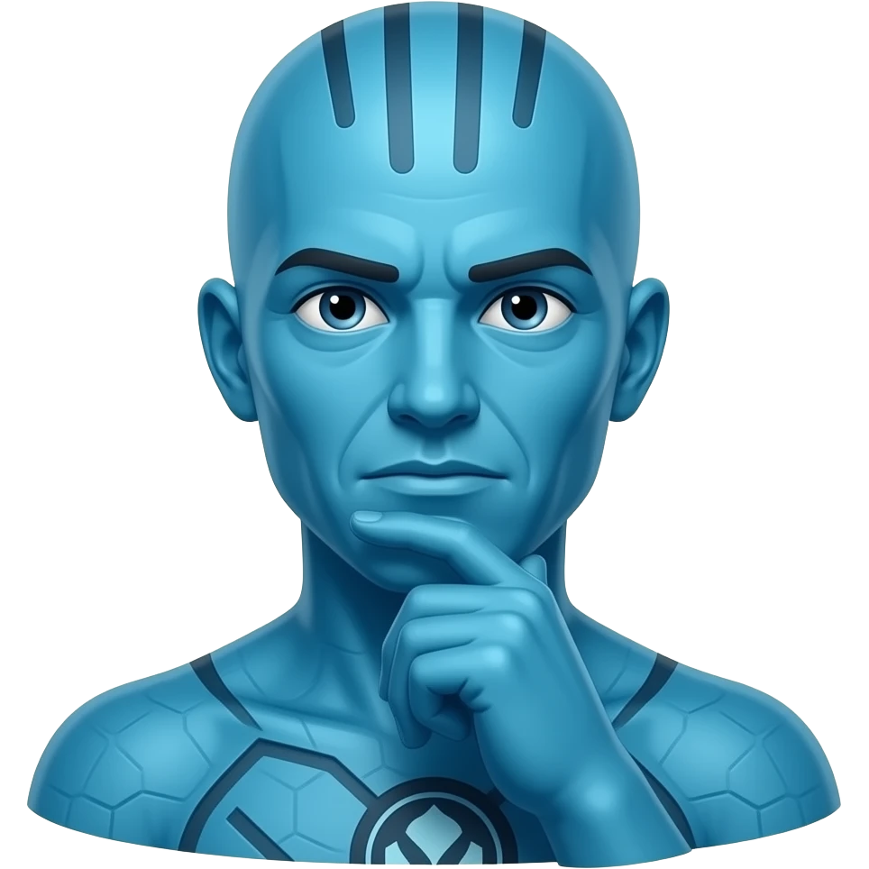 dr manhattan thinking emoji