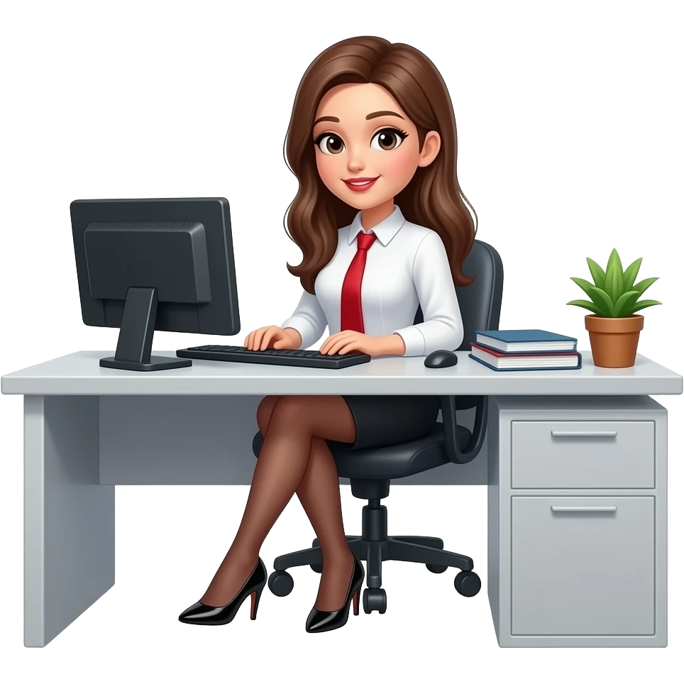 Sexy office worker emoji
