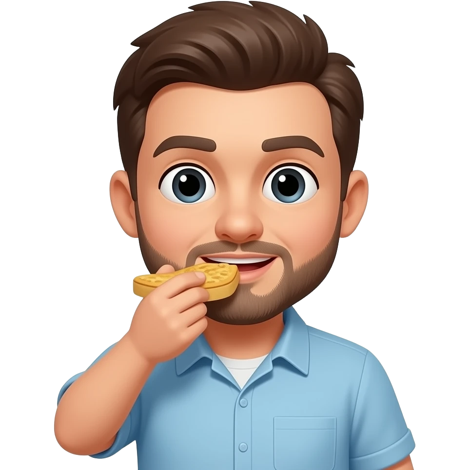 Persona che mangia emoji