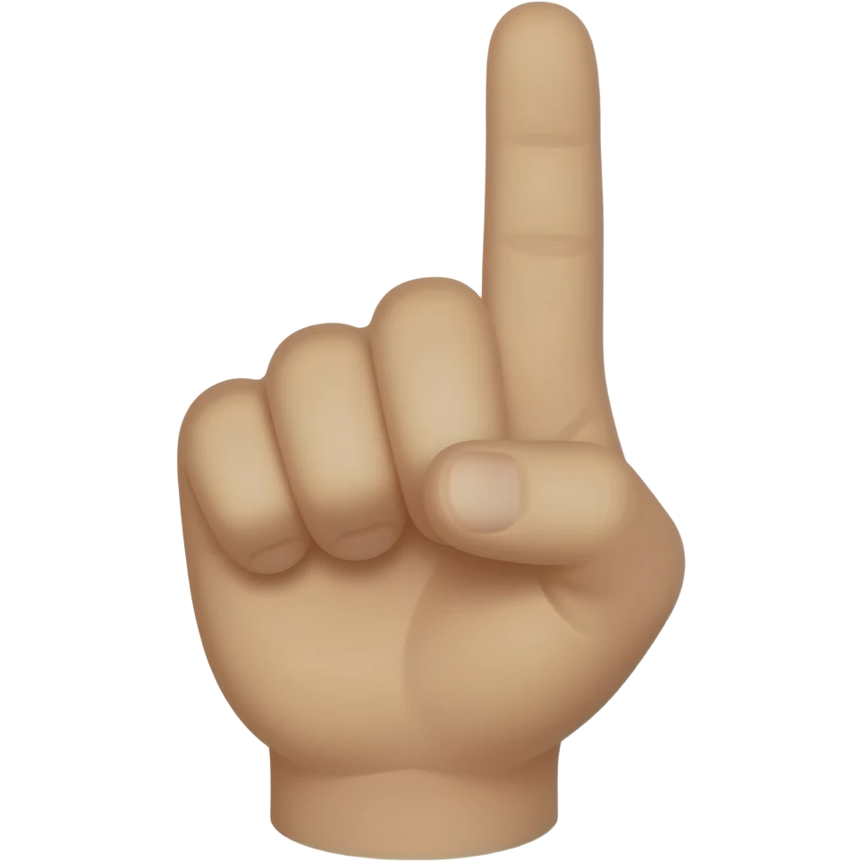 Middle finger emoji