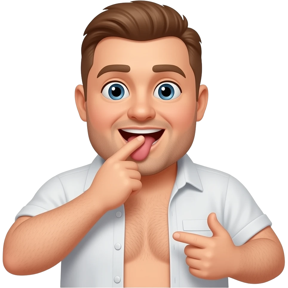 Masterbating emoji