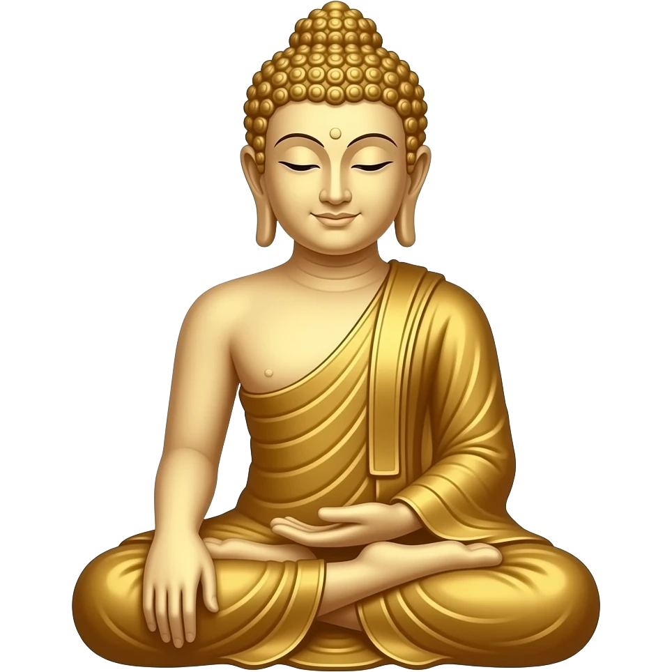 Buddha statue poss emoji