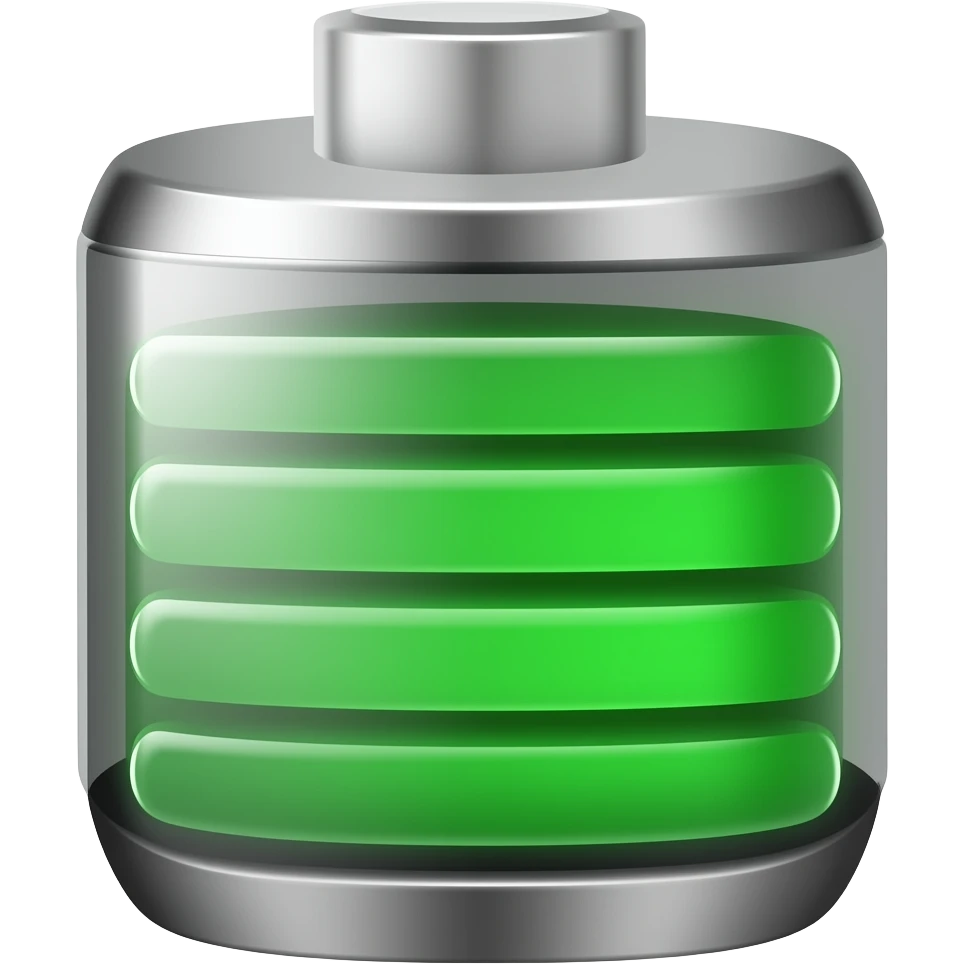 battery full apple emoji style emoji