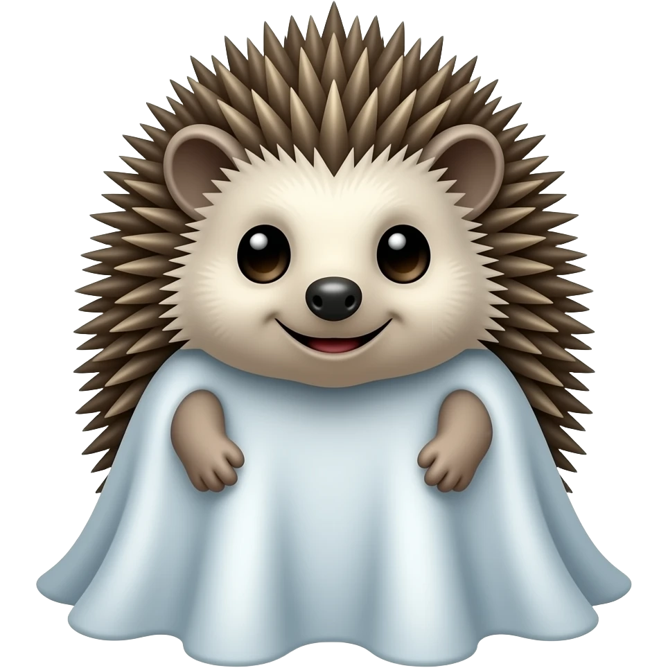 ghost hedgehog emoji