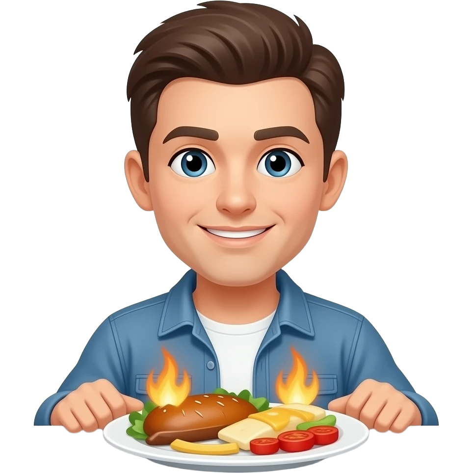 full heated food try emoji