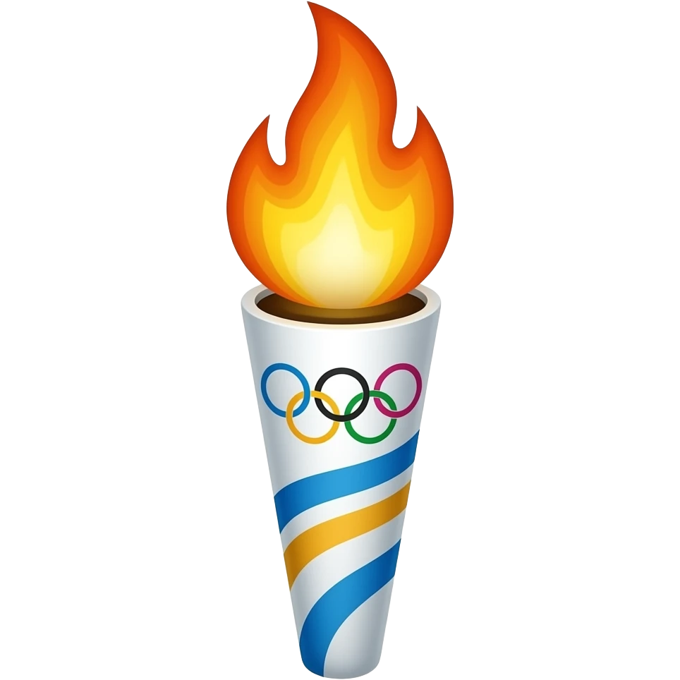 Olympic torch emoji