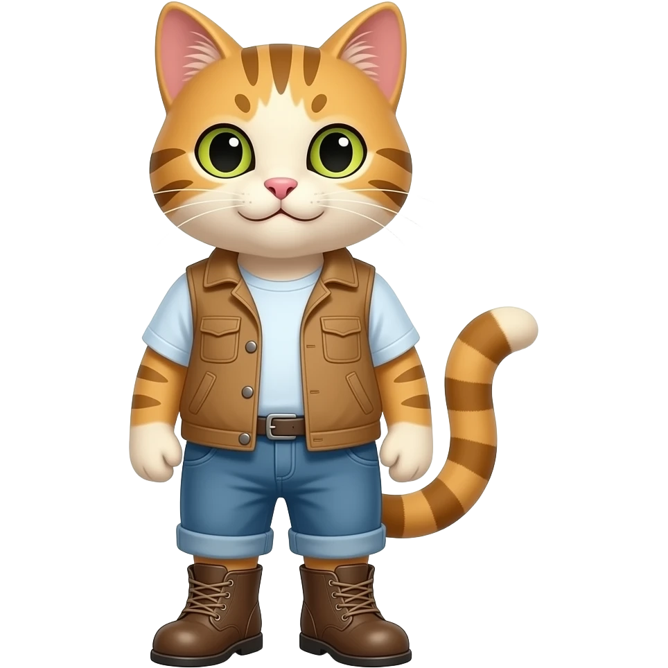 Gato con botas emoji