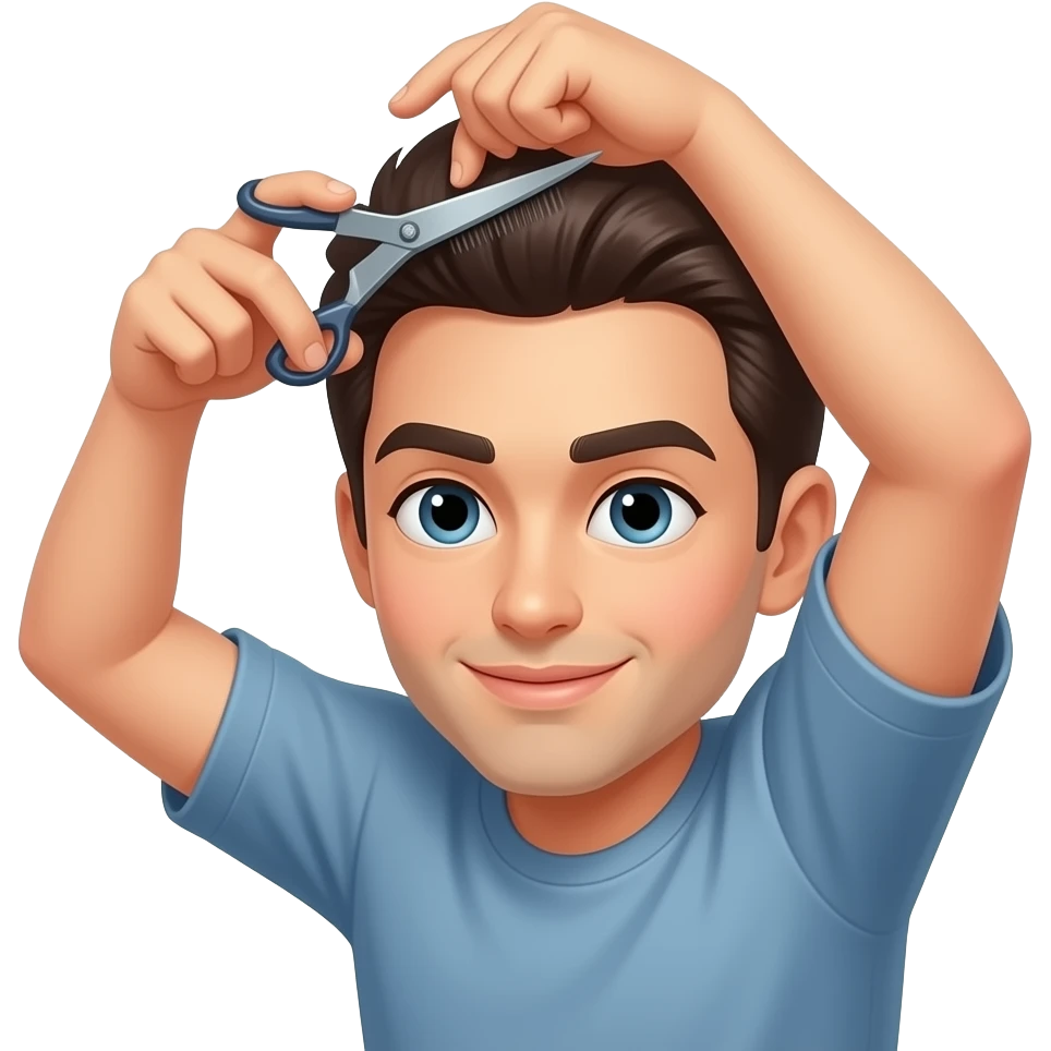 قص الشعر emoji
