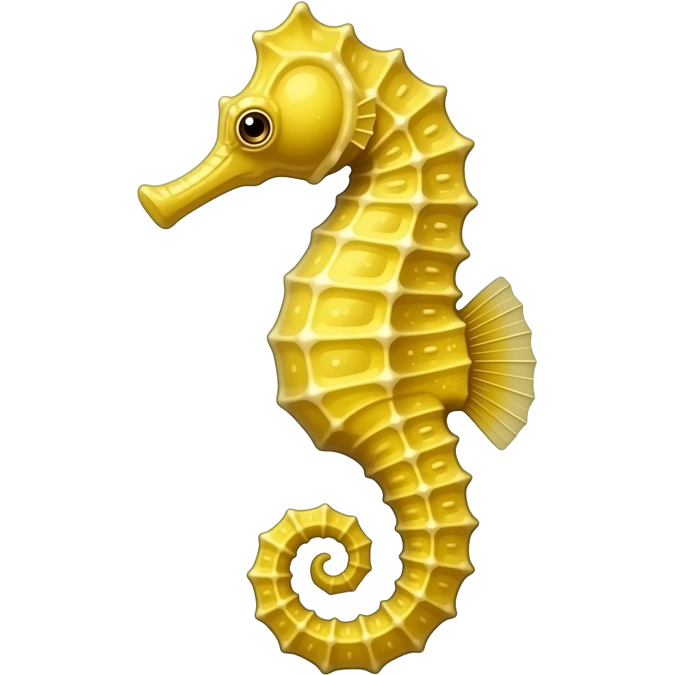 اسب دریایی زرد emoji