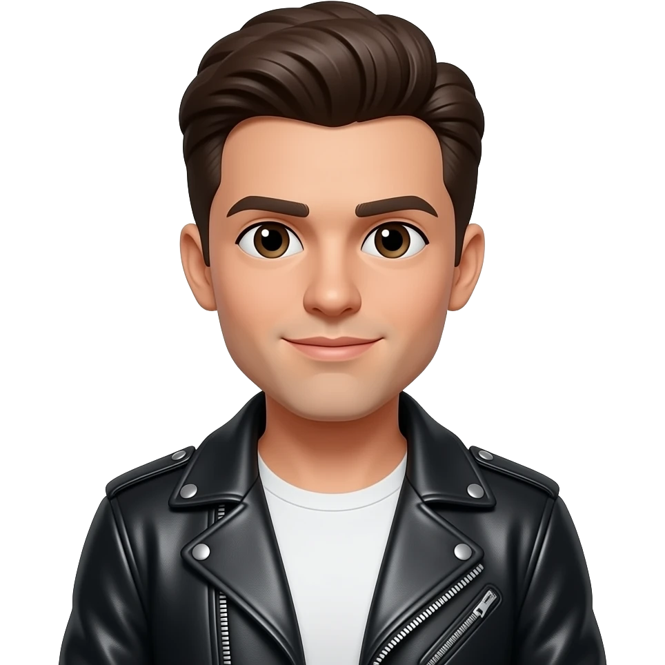 1 Singers with Leather Jacket emoji