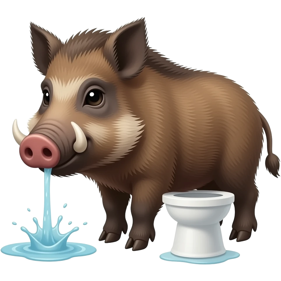 🐗🚽 💦 Hello emoji