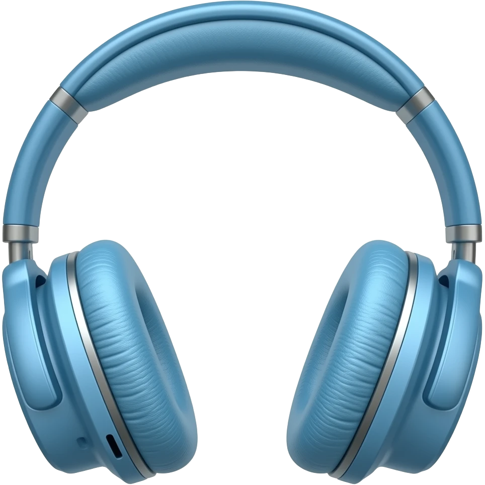 Audífonos azules emoji