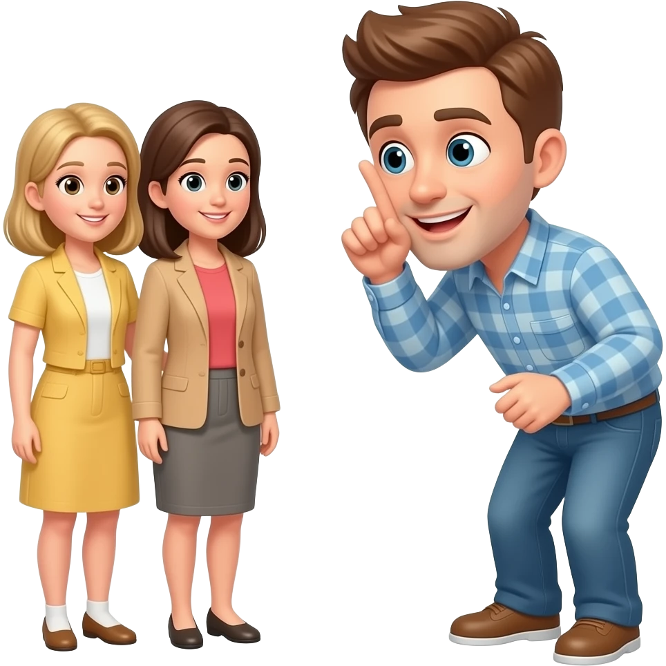 Looking all over for you two emoji