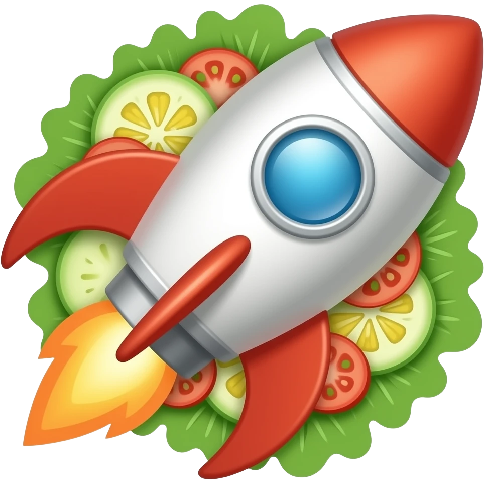 rocket salad emoji