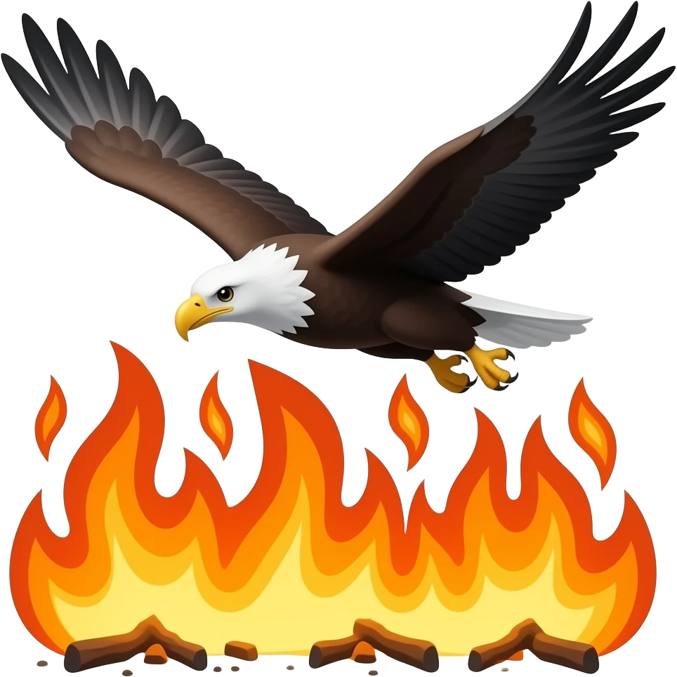 🔥+🦅 emoji