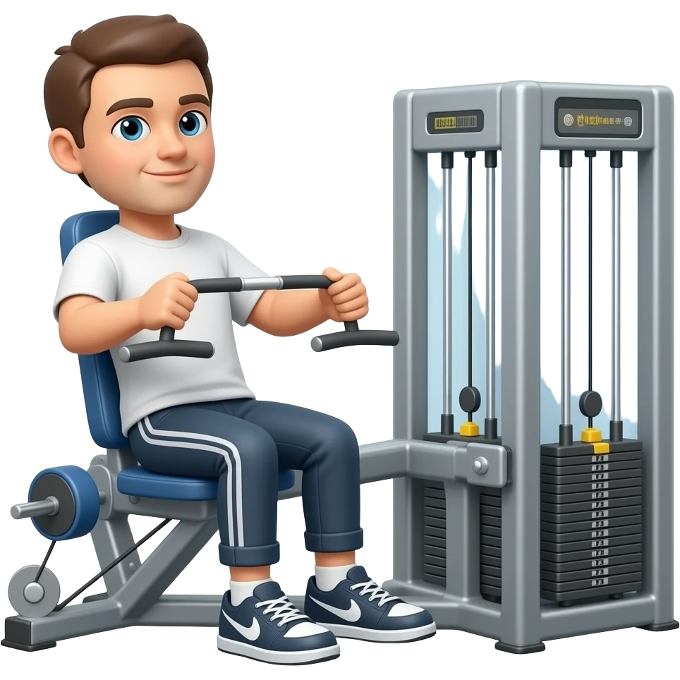 seated cable row emoji