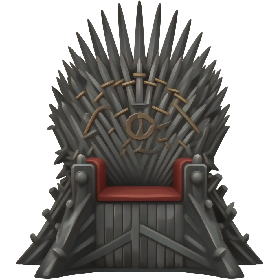 trono de juego de tronos emoji