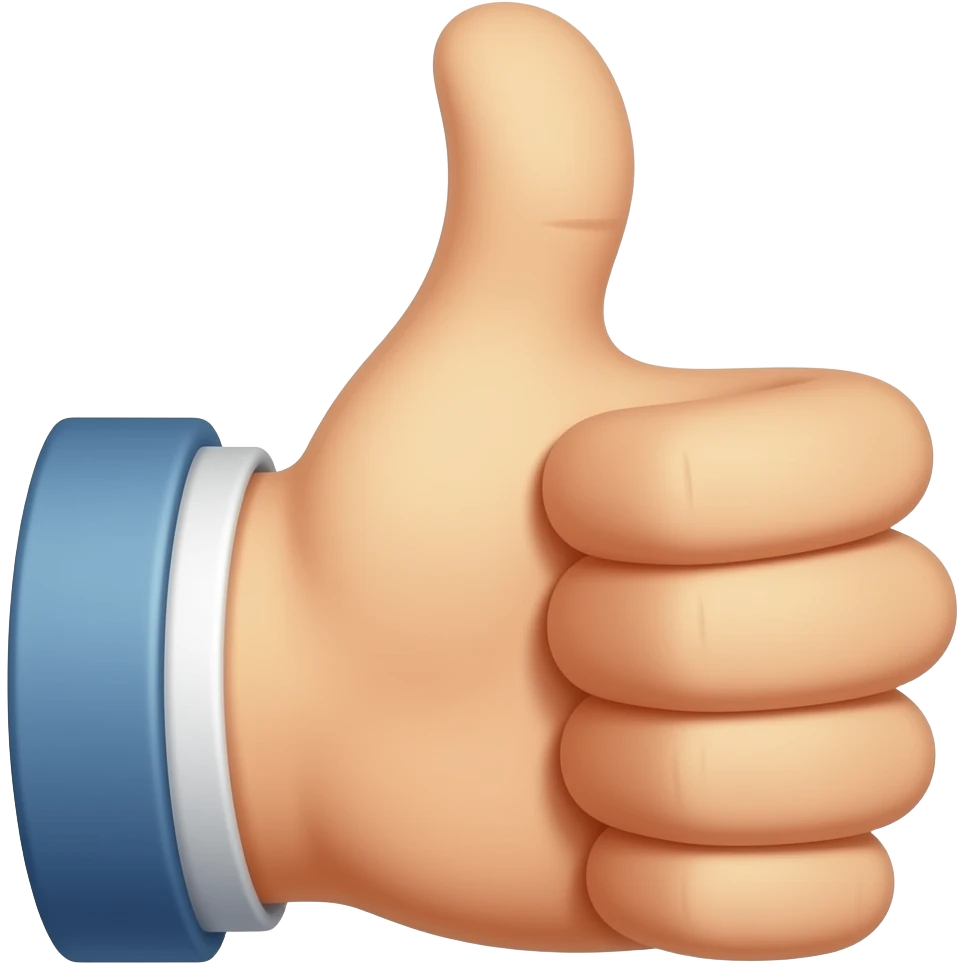 ahora con un like emoji