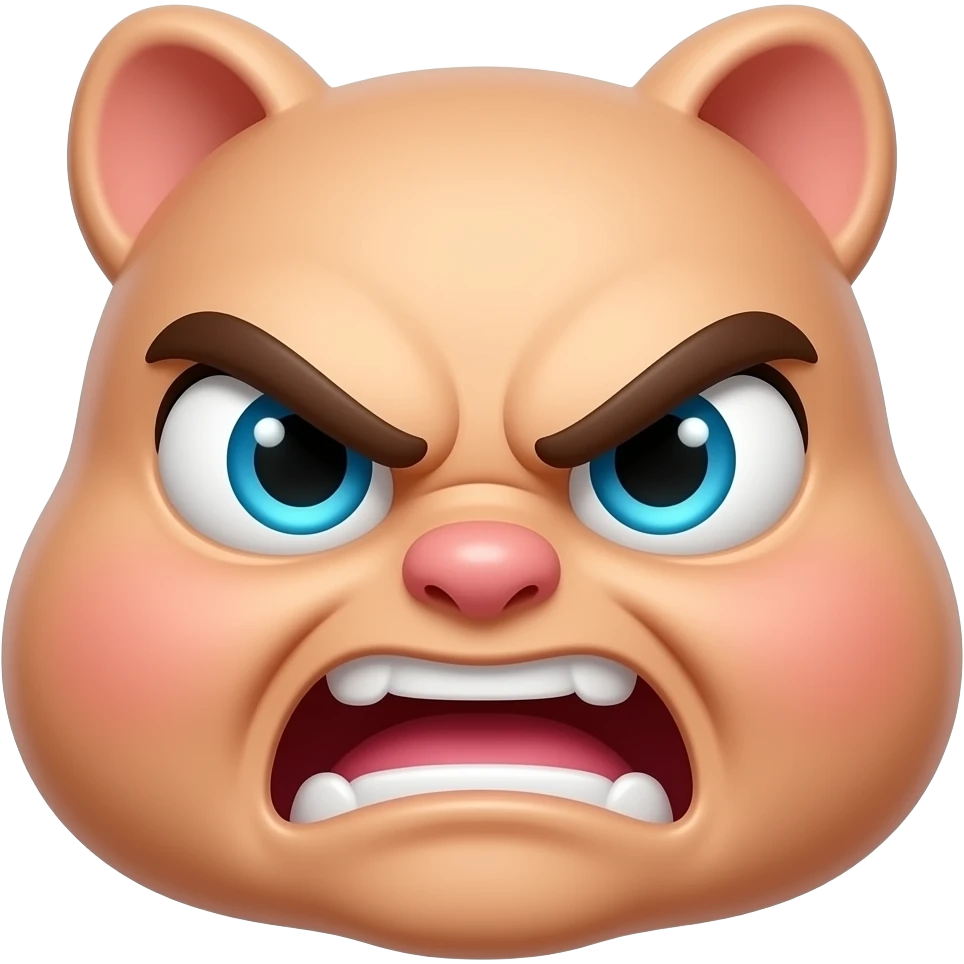Angry titty emoji