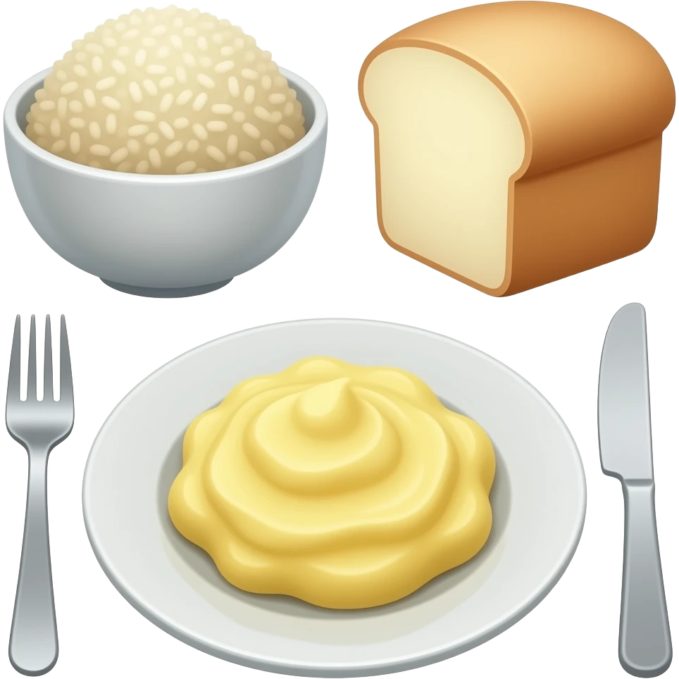 Beige food dinner emoji