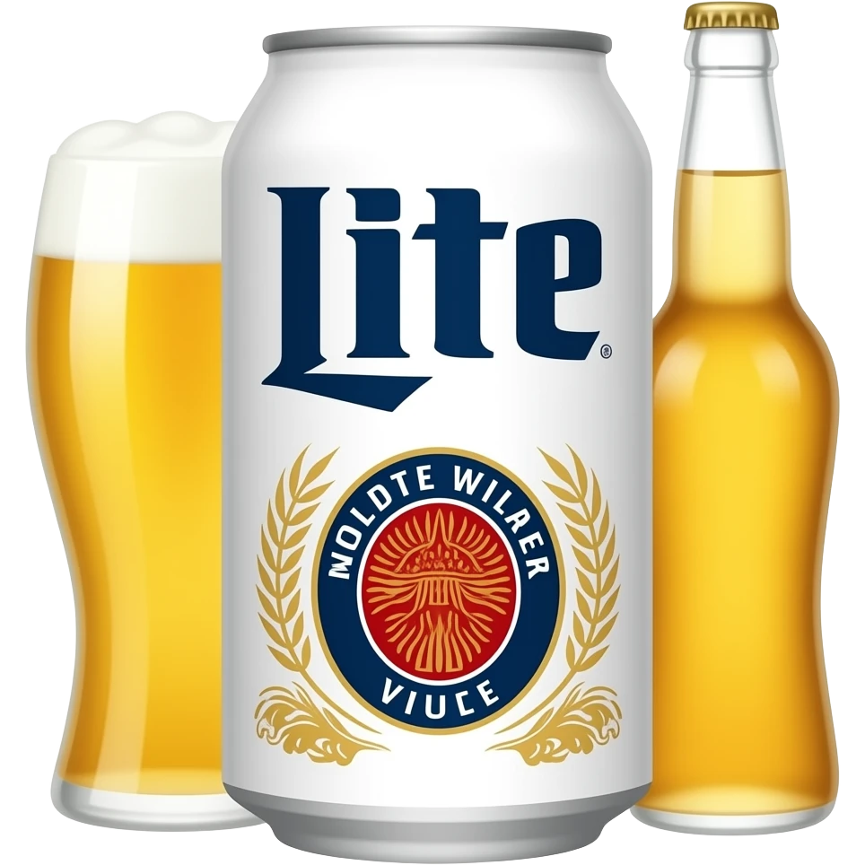 Miller lite beer emoji