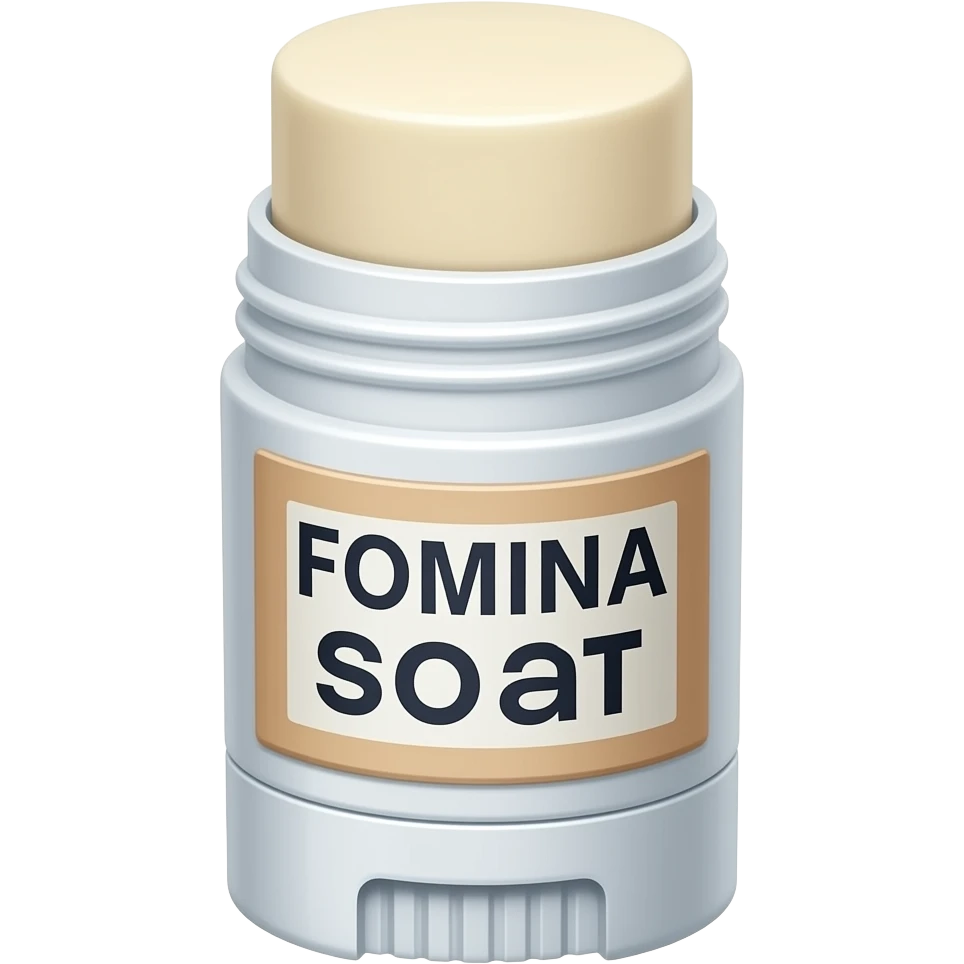 fomin soap deodorant stick emoji
