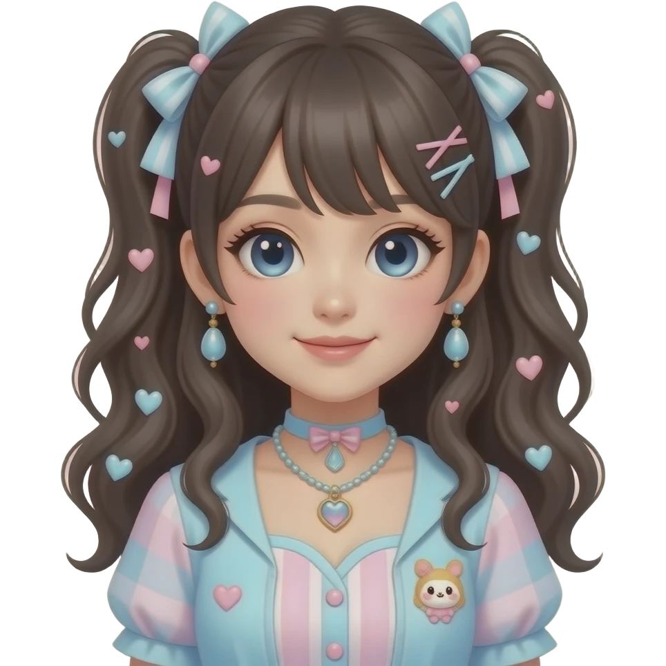 japan Kawai fashion woman emoji