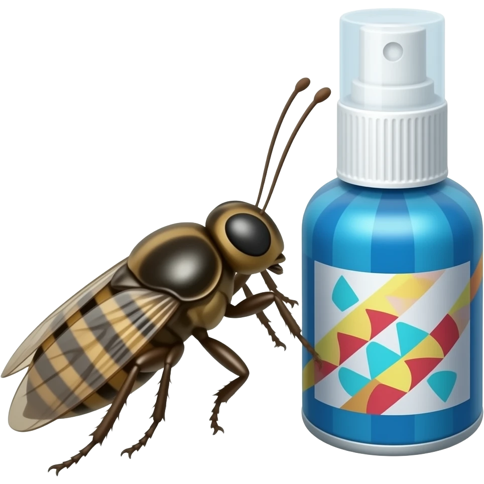 Bug spray emoji