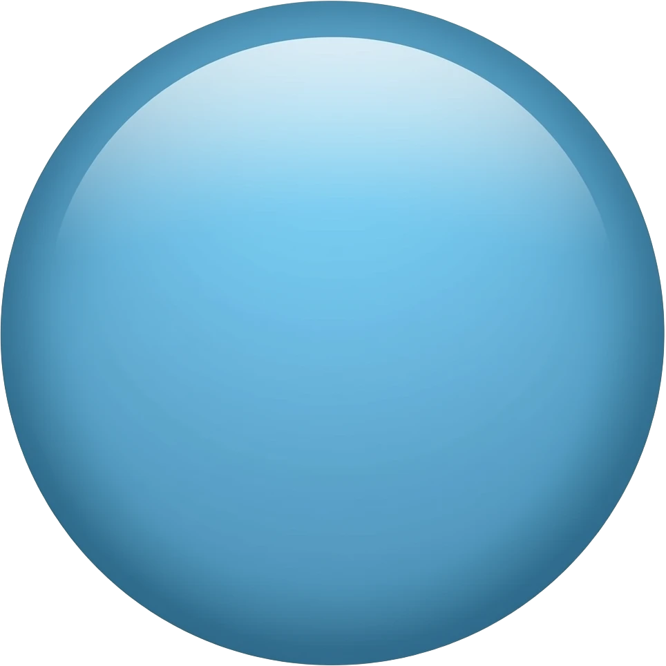 Blue color emoji