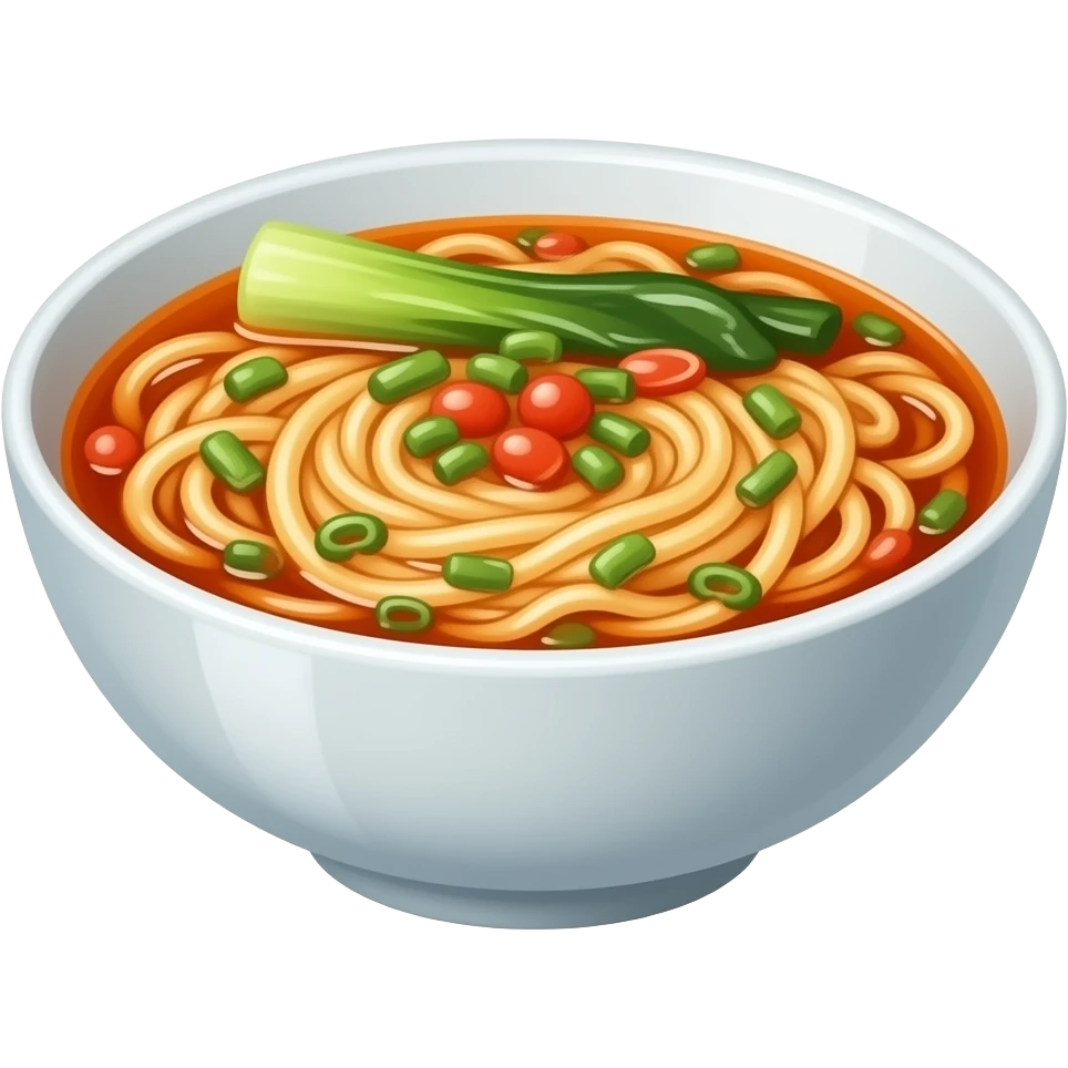 Hot and Sour Glass Noodles emoji