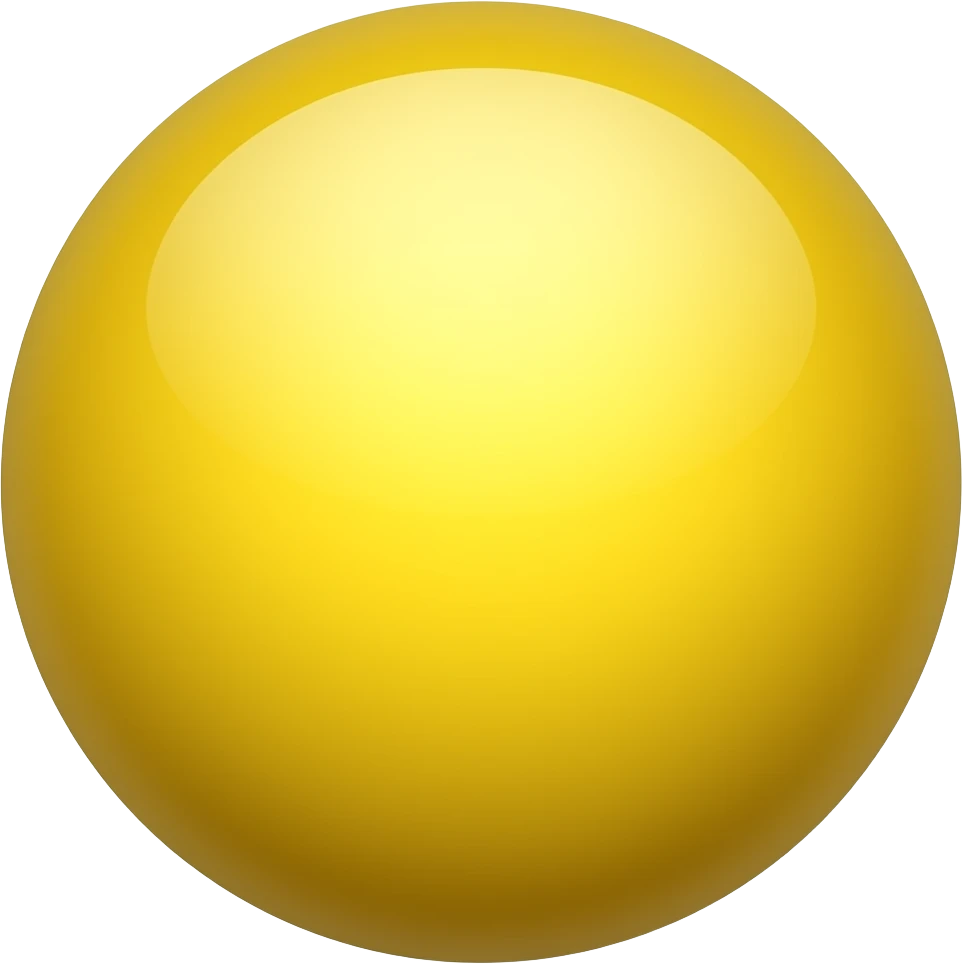 Pelota amarilla emoji