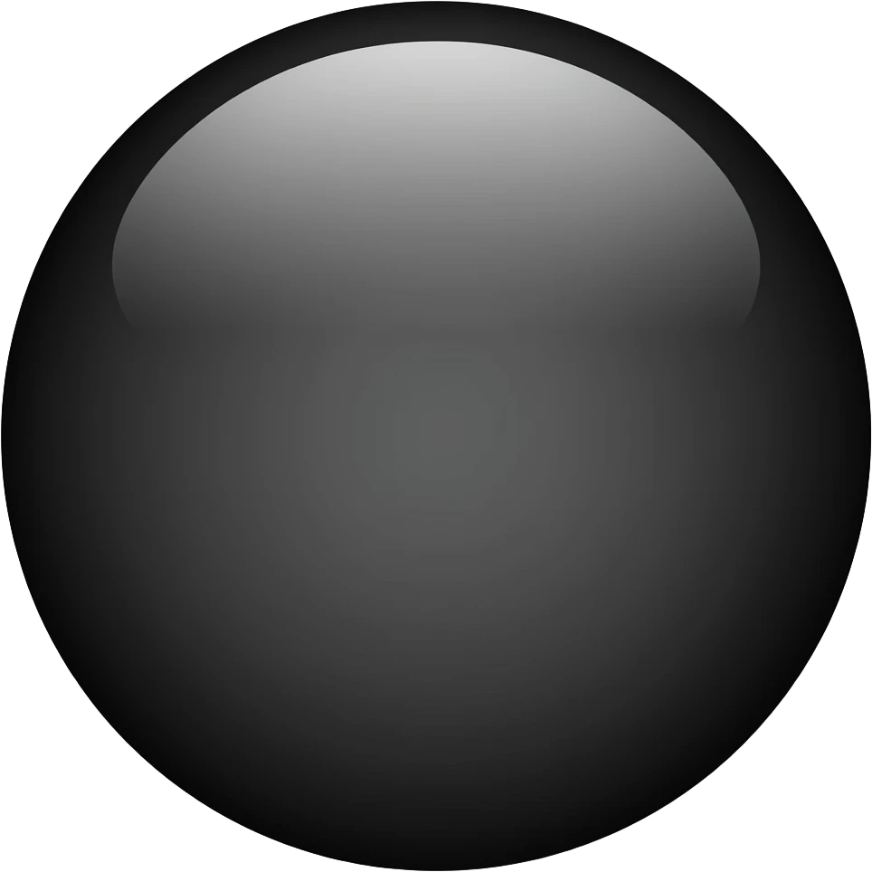 circulo negro emoji