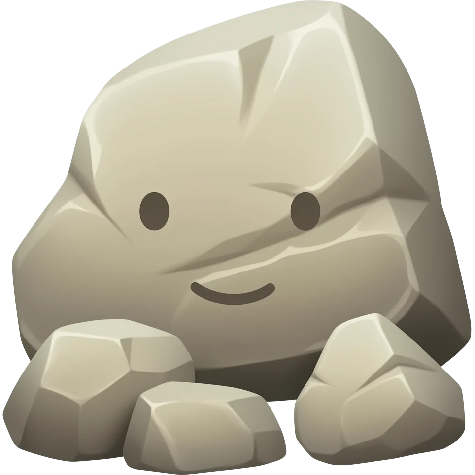 rocks emoji