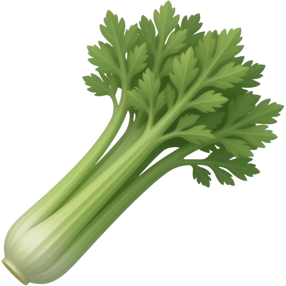 realistic celery emoji