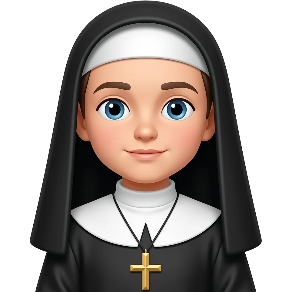 A boy nun emoji