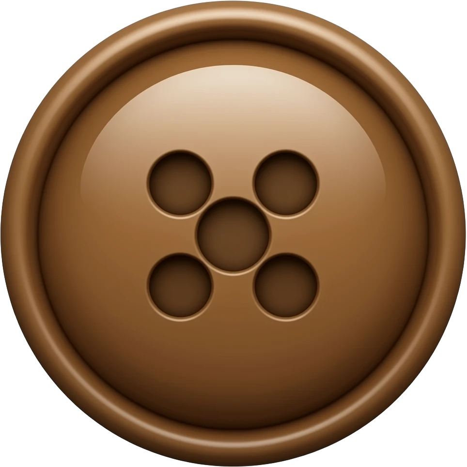doyle button brown color emoji