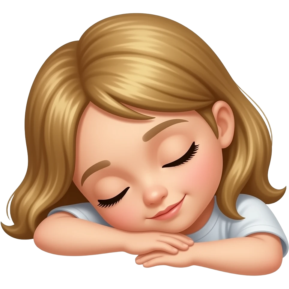 Chica durmiendo emoji