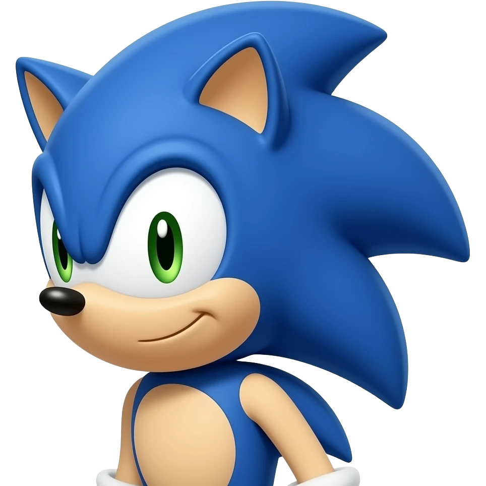 Sonic the hedgehog emoji