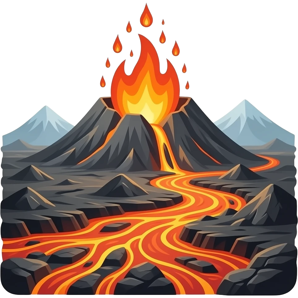 lava spreading emoji