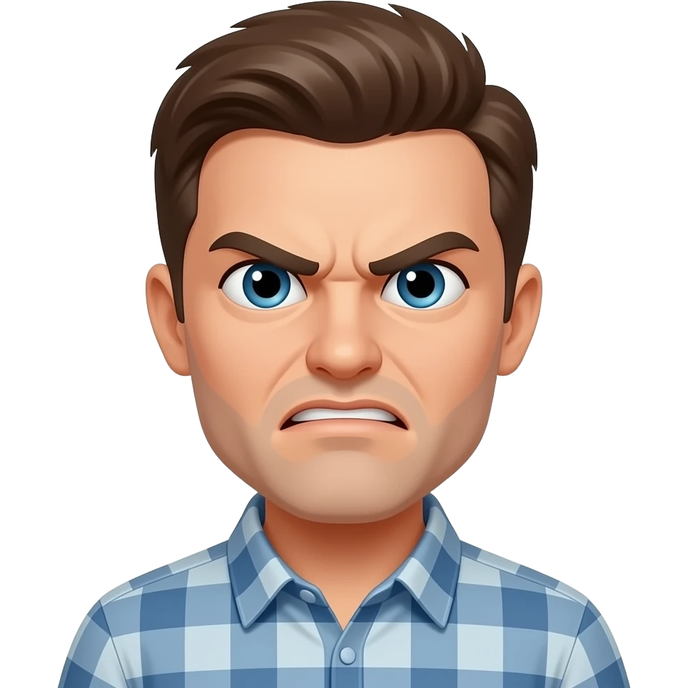 Mad face. emoji