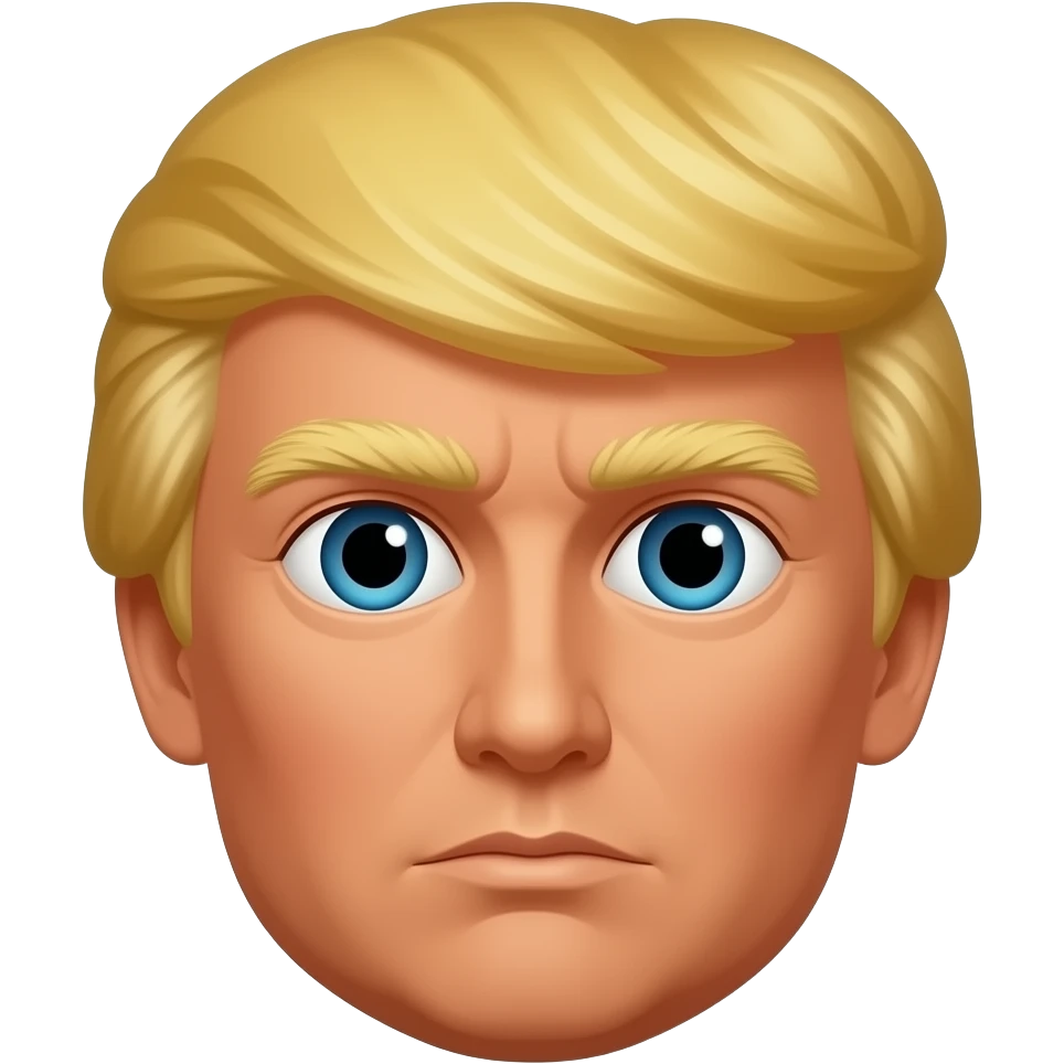 سر زرد ترامپ emoji