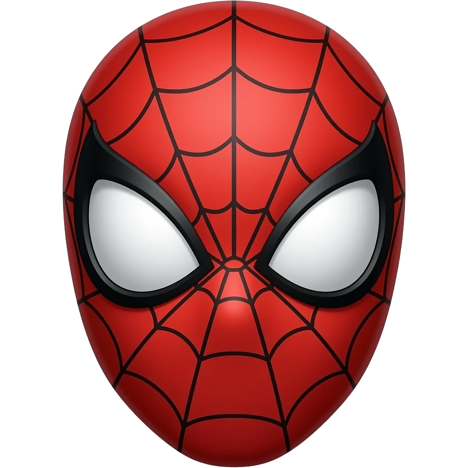 spiderman face emoji