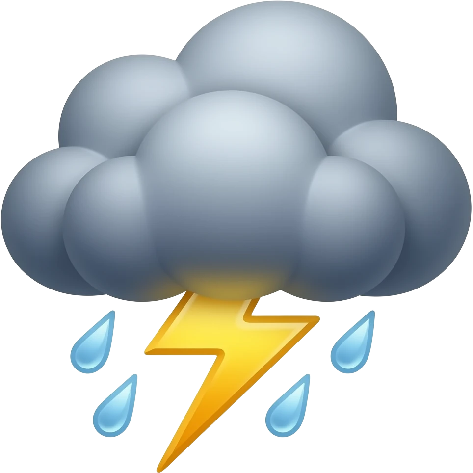 thunder emoji