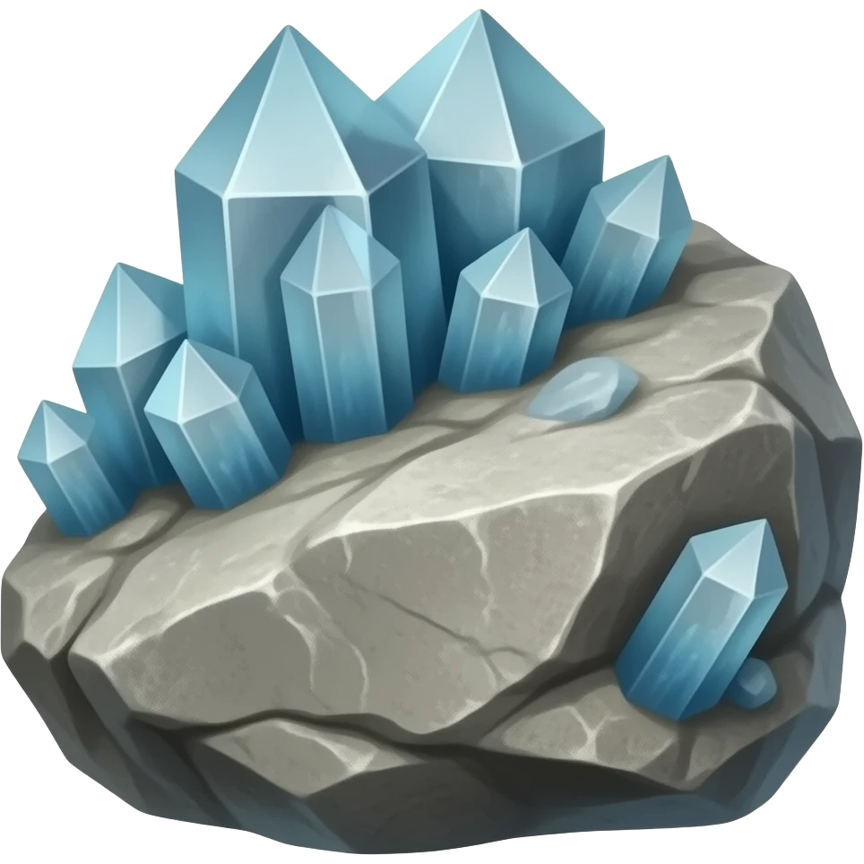 mineral rock emoji