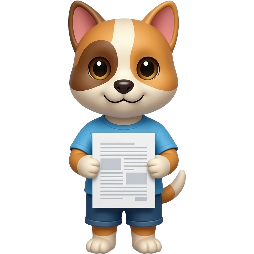 document pet emoji