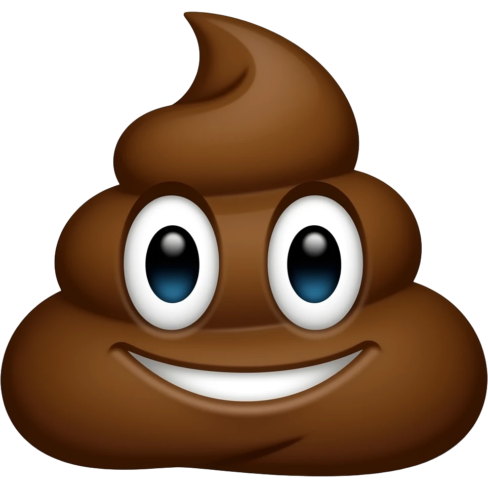 Real poop emoji