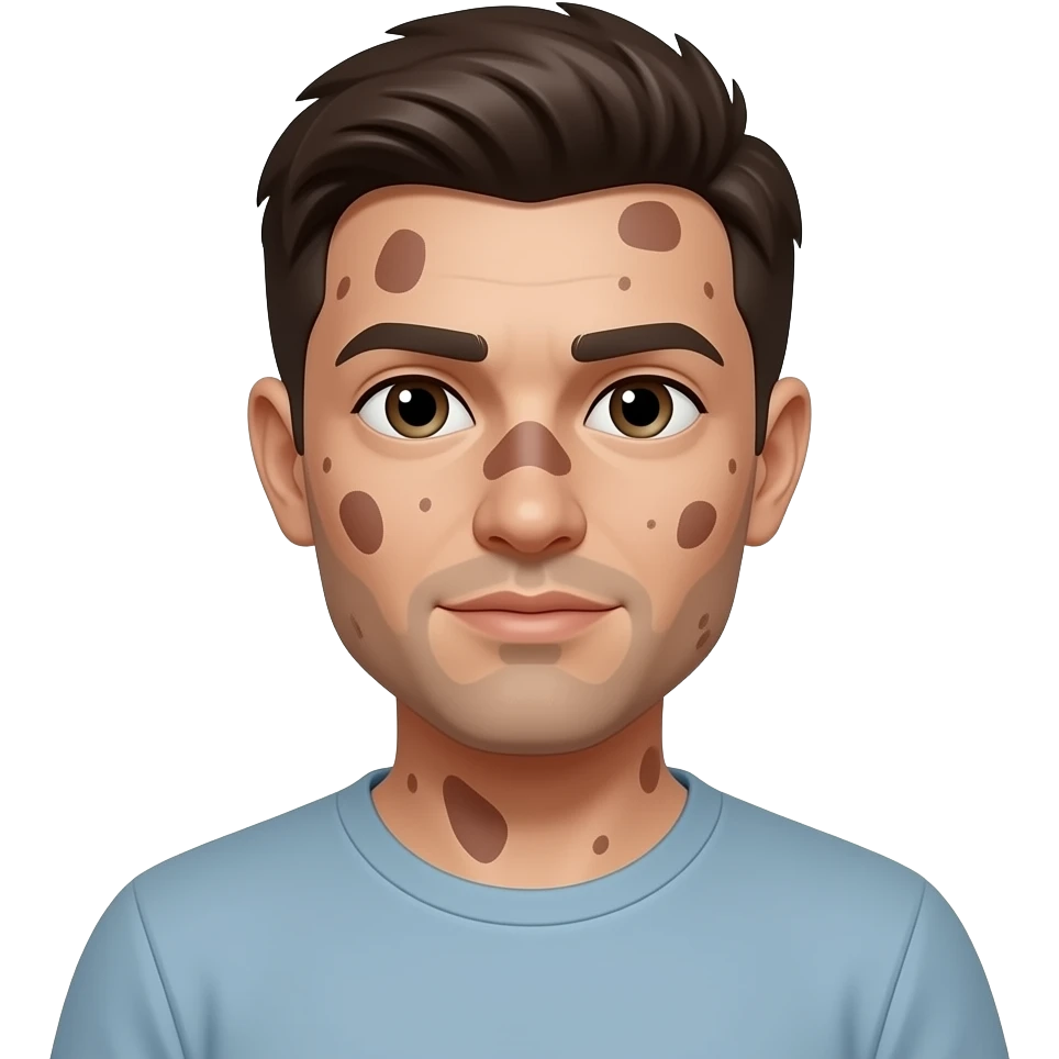 vitiligo emoji