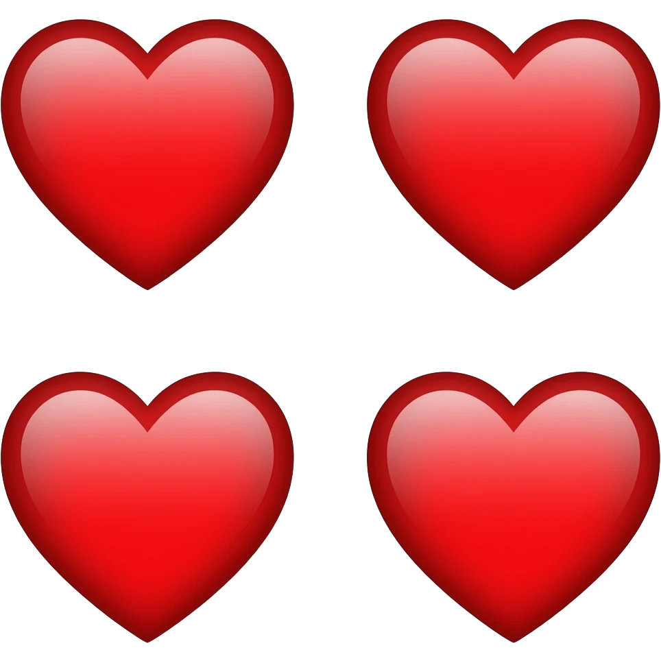 Hearts emoji