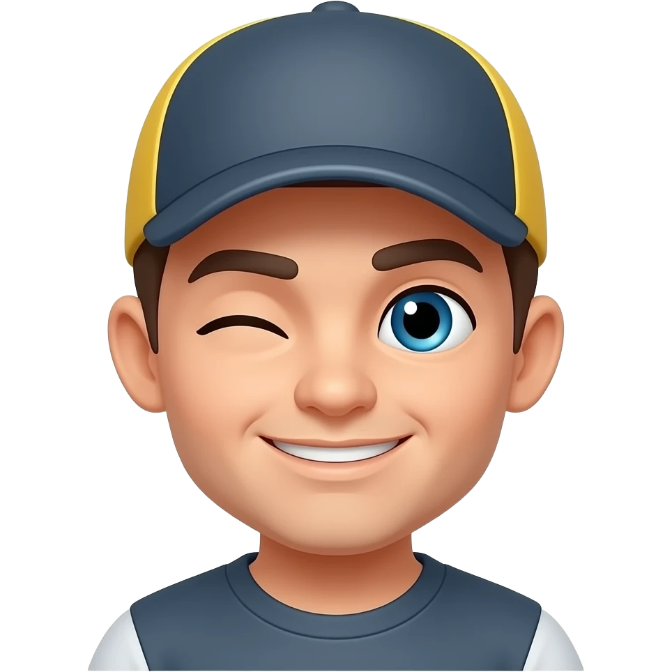 😉 Kappe comic emoji